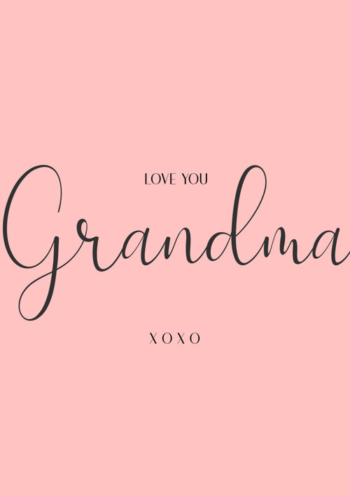 Grandma Card Personalisation