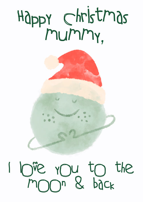 Mummy Christmas Card Personalisation