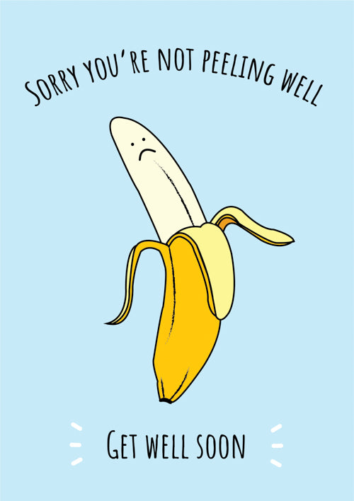 Humour Get Well Soon Male Card Personalisation
