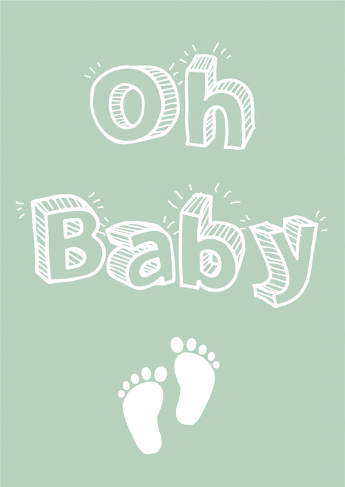 Congratulations Baby Card Personalisation
