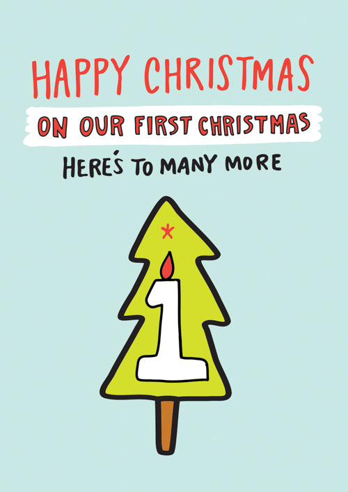 1st Christmas Card Personalisation
