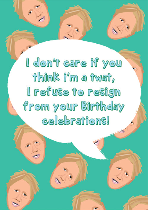 Humour Female Birthday Card Personalisation