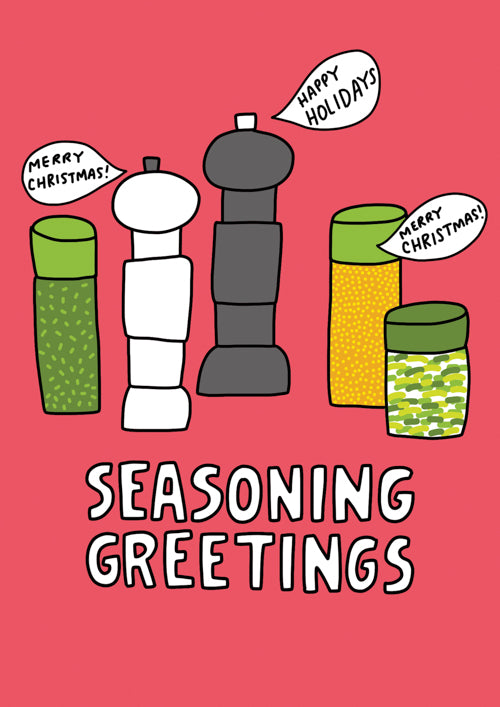 Humour Seasonal Greetings Christmas Card Personalisation
