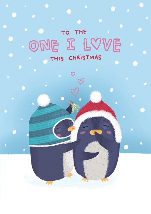 One I Love Christmas Card Personalisation