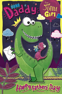 Fathers Day Card - From Little Girl