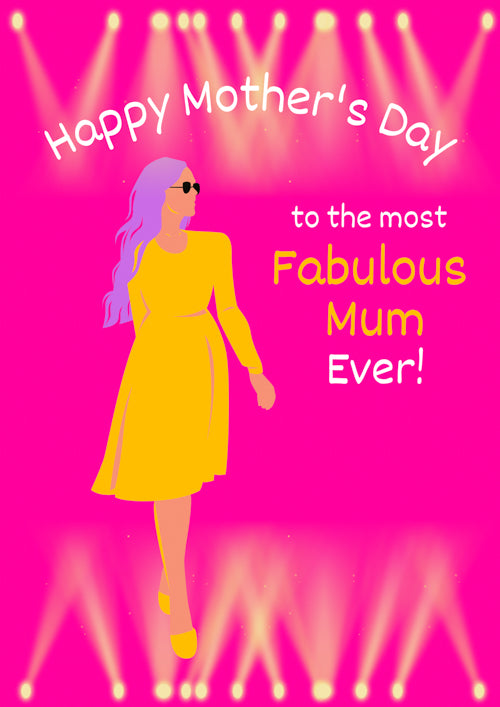Mum Mothers Day Card Personalisation