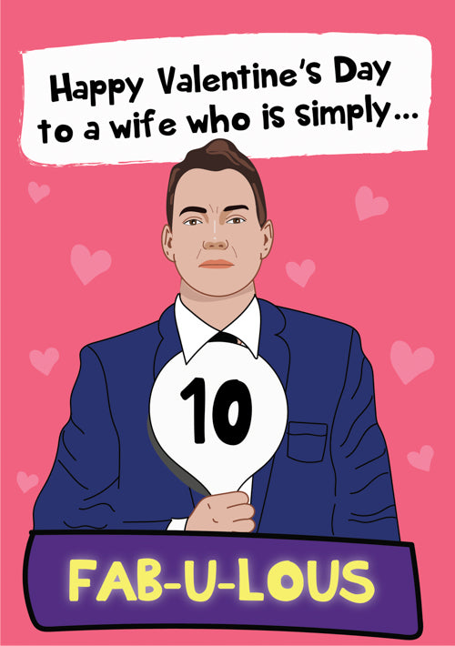 Funny Wife Valentines Day Card Personalisation