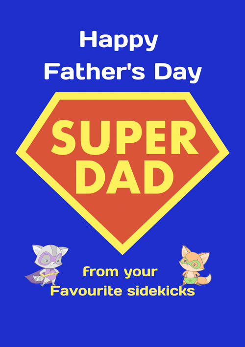 Dad Fathers Day Card Personalisation