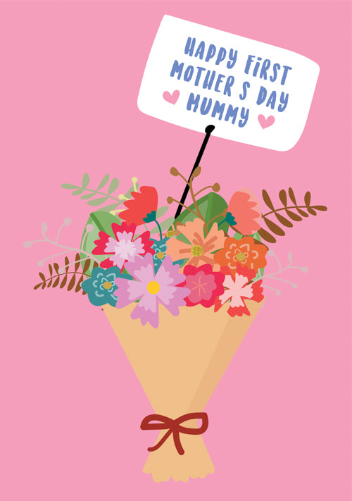 First Mummy Mothers Day Card Personalisation