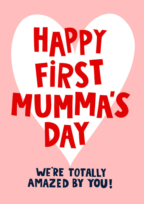 First Mumma Mothers Day Card Personalisation