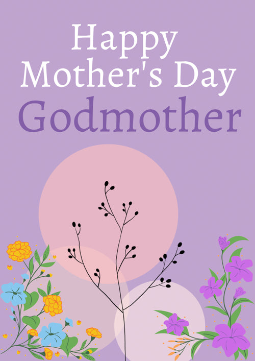 Godmother Mothers Day Card Personalisation