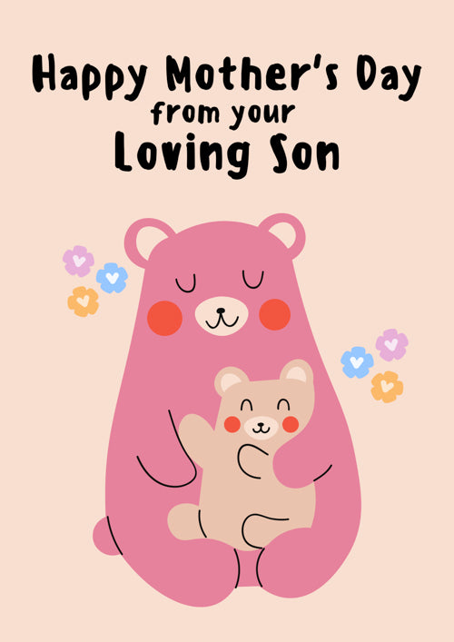 From Son Mothers Day Card Personalisation