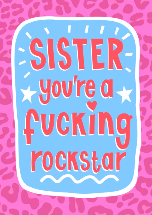 Sister Humour Card Personalisation
