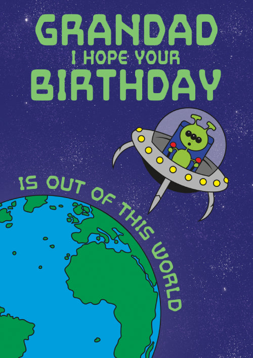 Grandad Birthday Card Personalisation