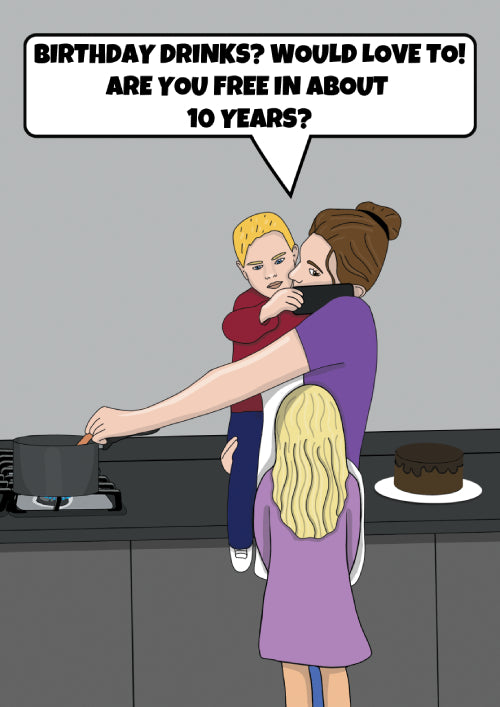 Humour Mum Birthday Card Personalisation