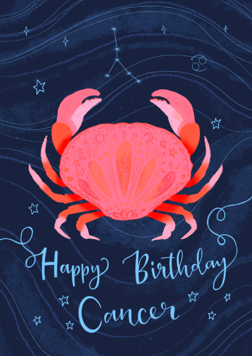Cancer Birthday Card Personalisation