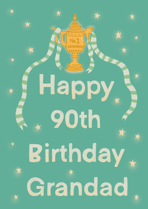 90th Birthday Card Personalisation