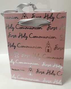 Gift Bag -  Small /  First Holy Communion Pink & With Gift Tag