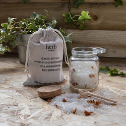 Bathsalts Peppermint & Eucalyptus Jar