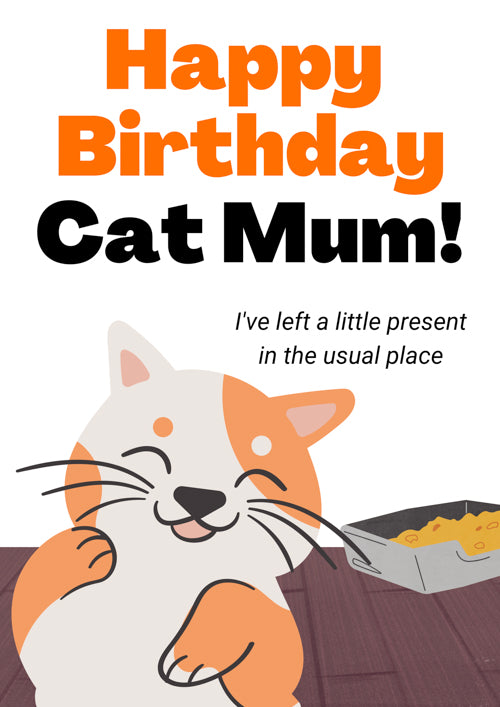 Humour Mum Birthday Card Personalisation 