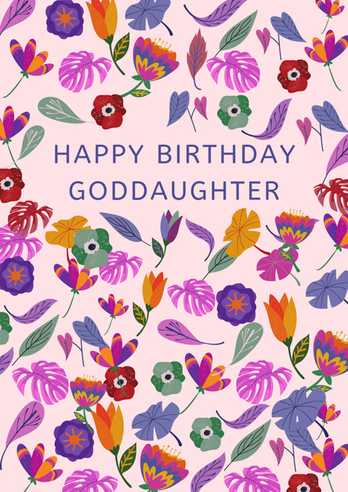 Goddaughter Birthday Card Personalisation