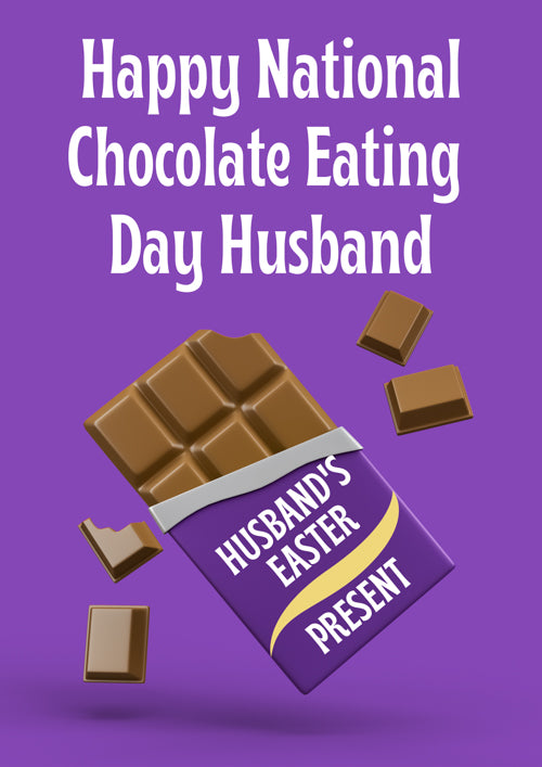 Husband Easter Card Personalisation