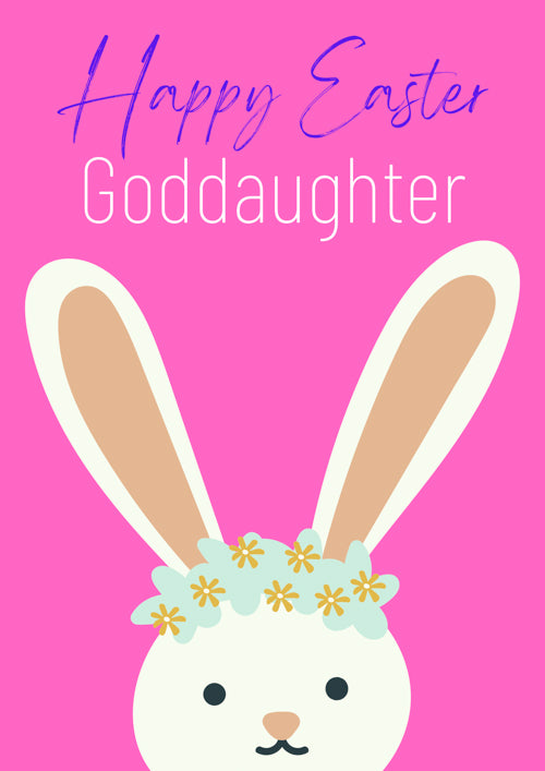 Goddaughter Easter Card Personalisation