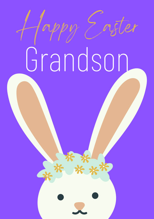 Grandson Easter Card Personalisation