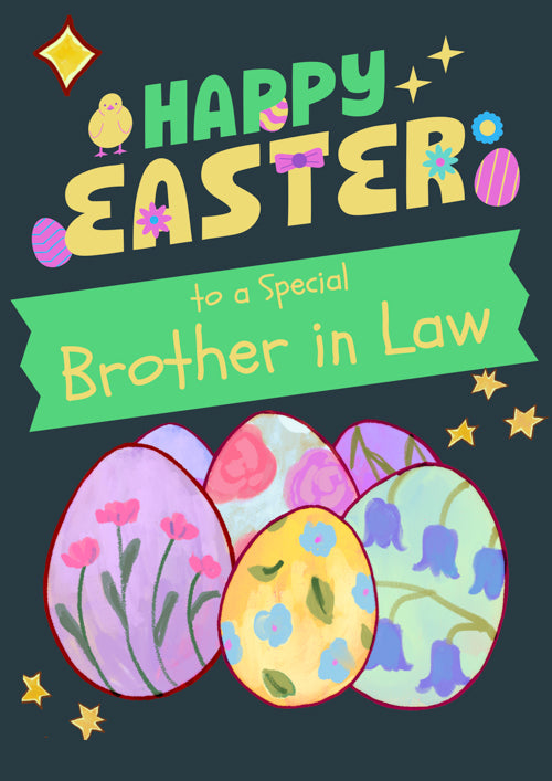 Special Brother In Law Easter Card Personalisation