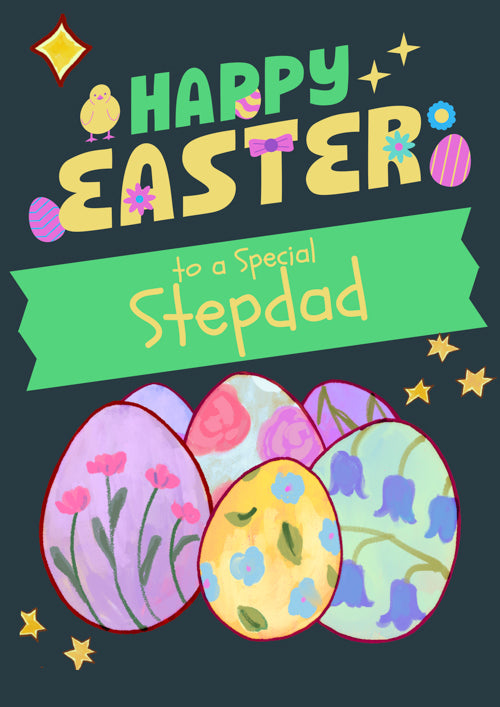Special Step Dad Easter Card Personalisation