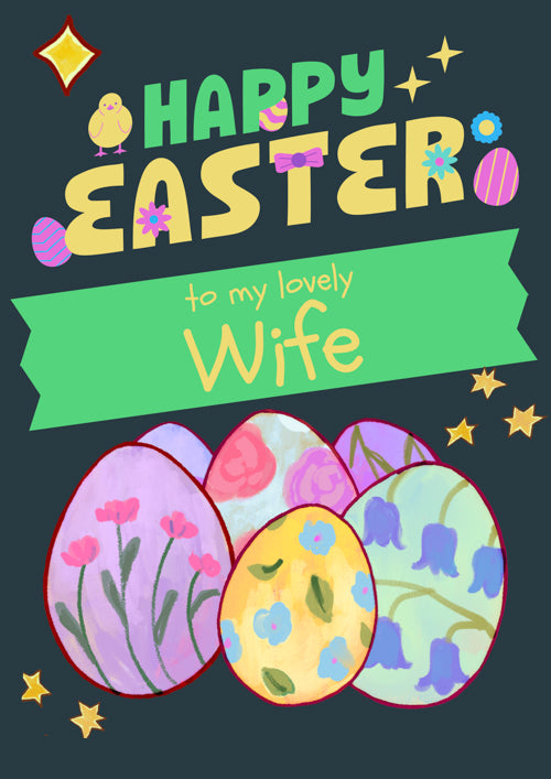 Wife Easter Card Personalisation
