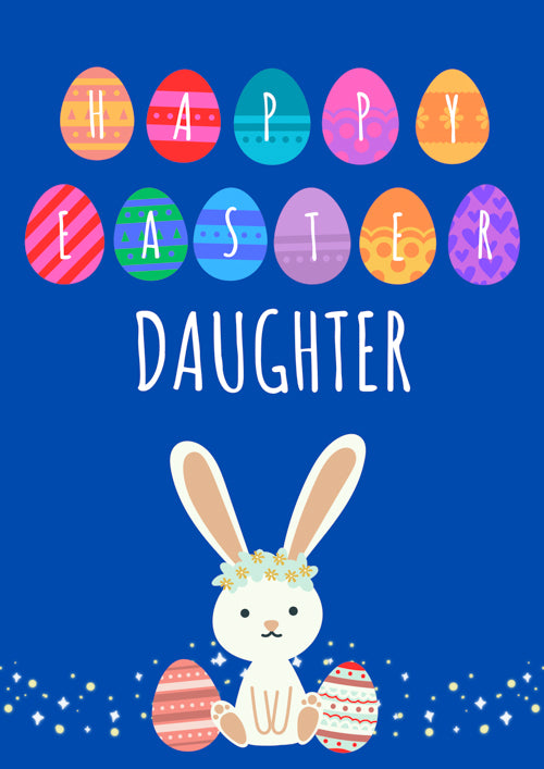 Daughter Easter Card Personalisation