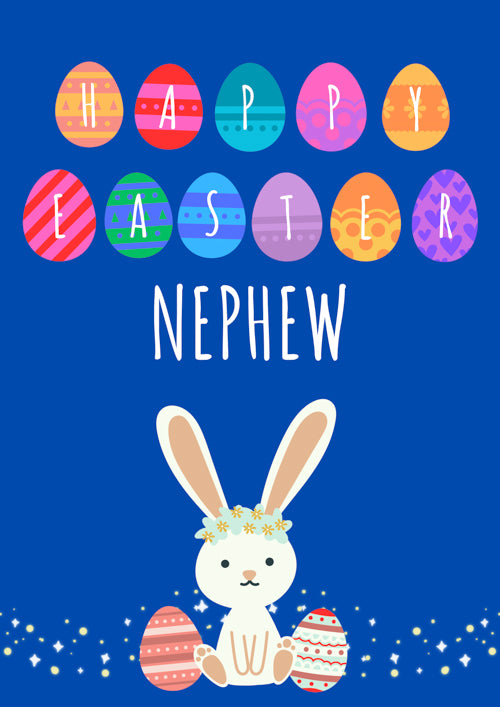 Nephew Easter Card Personalisation