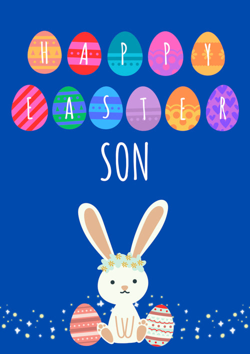 Son Easter Card Personalisation