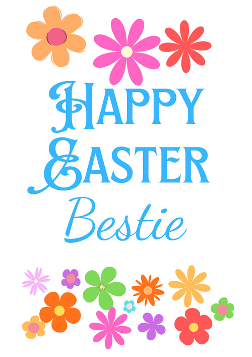 Bestie Easter Card Personalisation