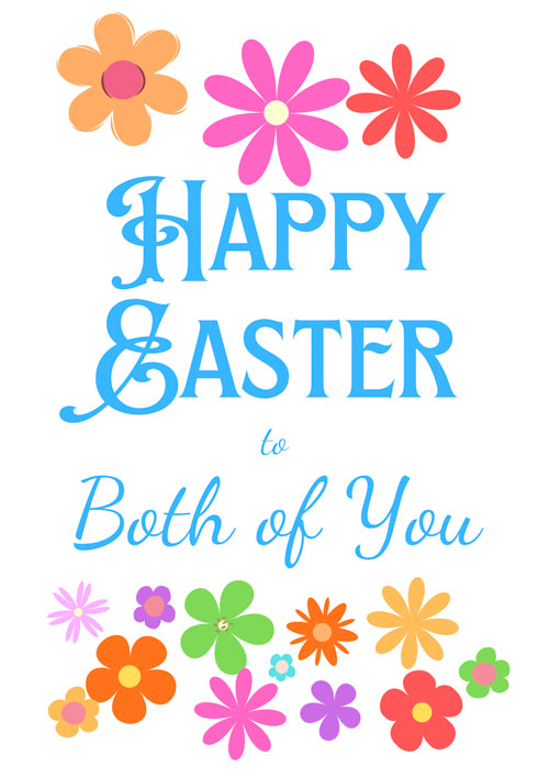 Both Of You Easter Card Personalisation