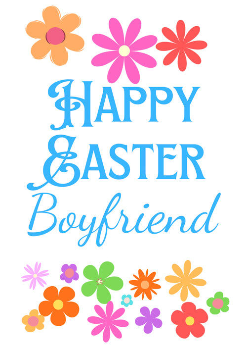 Boyfriend Easter Card Personalisation
