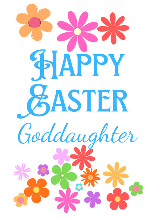 Goddaughter Easter Card Personalisation