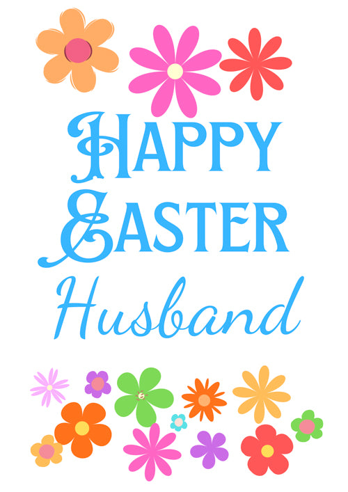 Husband Easter Card Personalisation