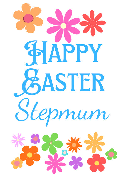 Step Mun Easter Card Personalisation