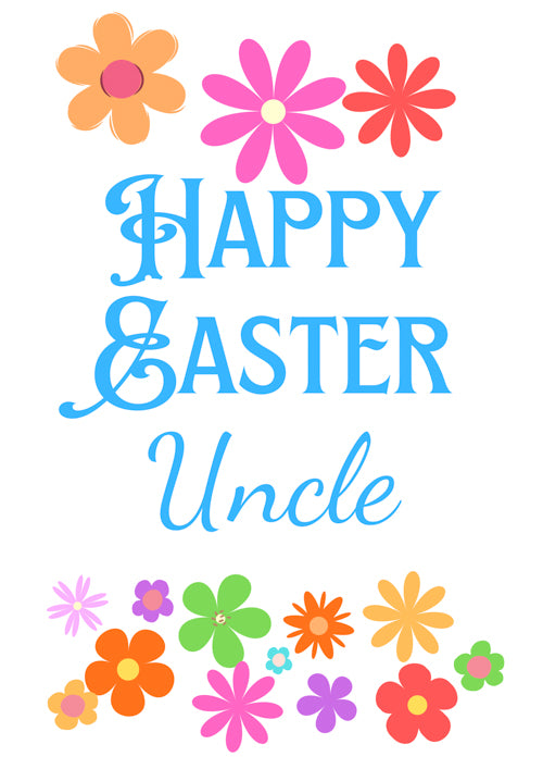 Uncle Easter Card Personalisation