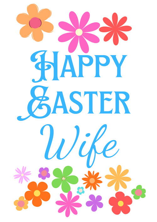 Wife Easter Card Personalisation