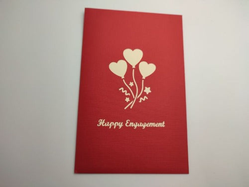 Engagement Pop Up Card