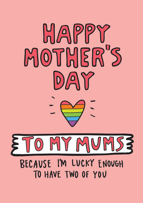 LGBTQ+ Mums Mothers Day Card Personalisation