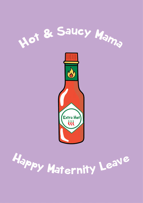 Funny Maternity Leave Card Personalisation