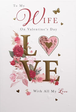 Wife Valentines Day Card