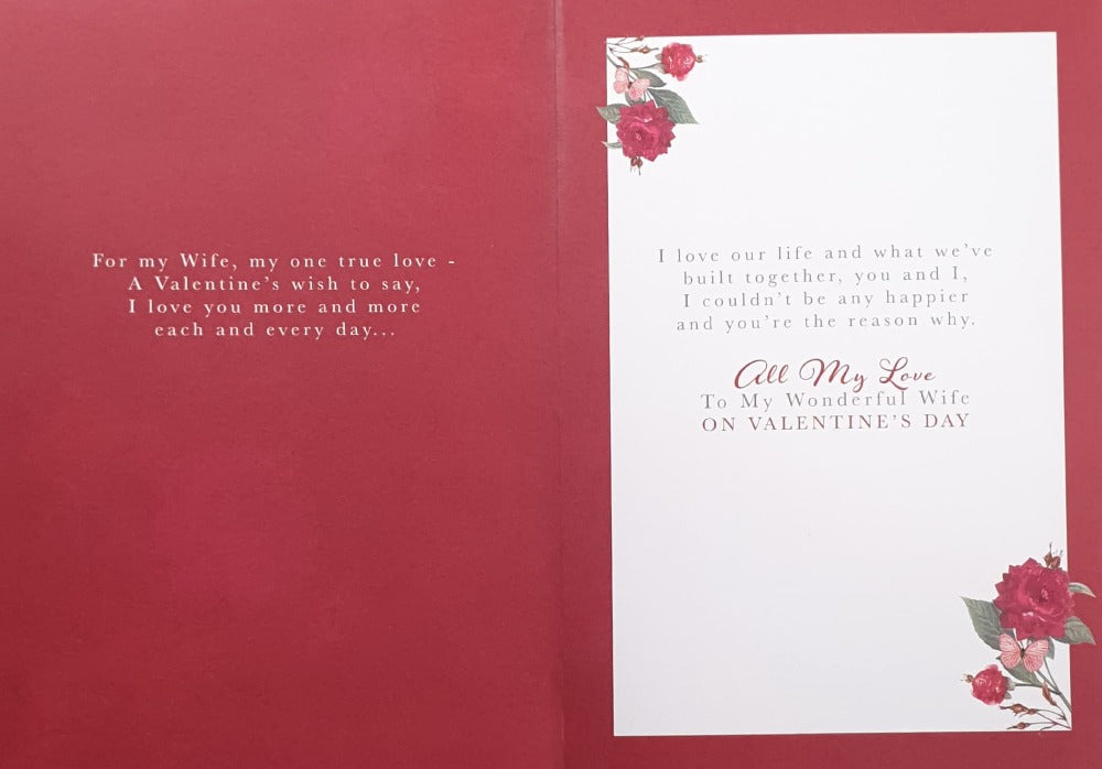 Wife Valentines Day Card