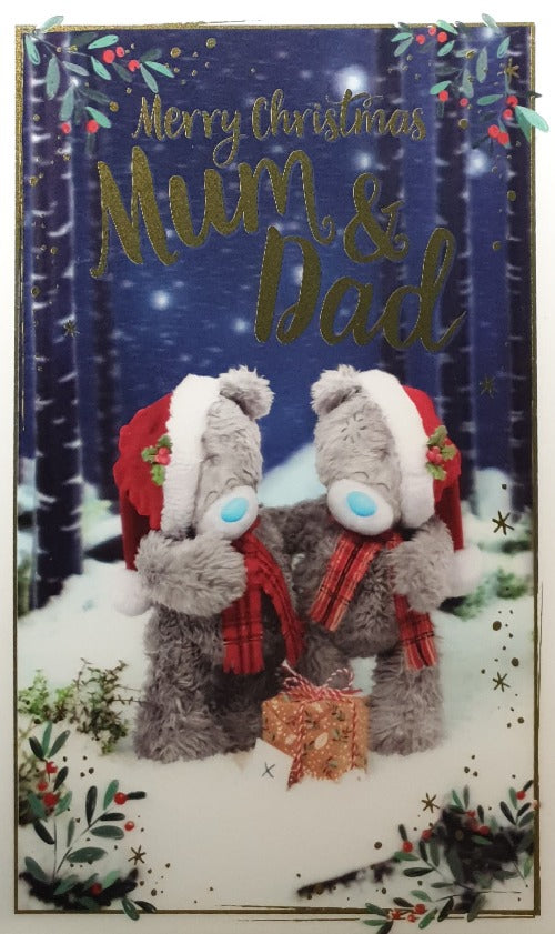 Mum And Dad Christmas Card