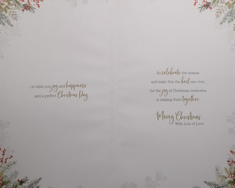 Daughter And Your Fiance Christmas Card