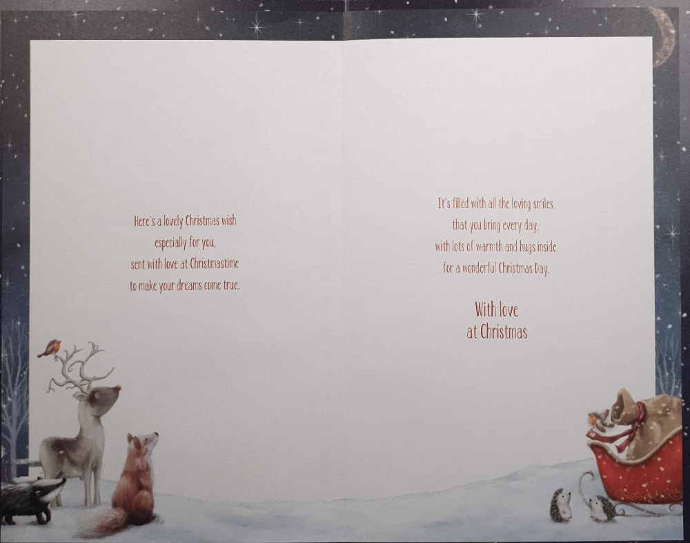 Granddaughter Christmas Card